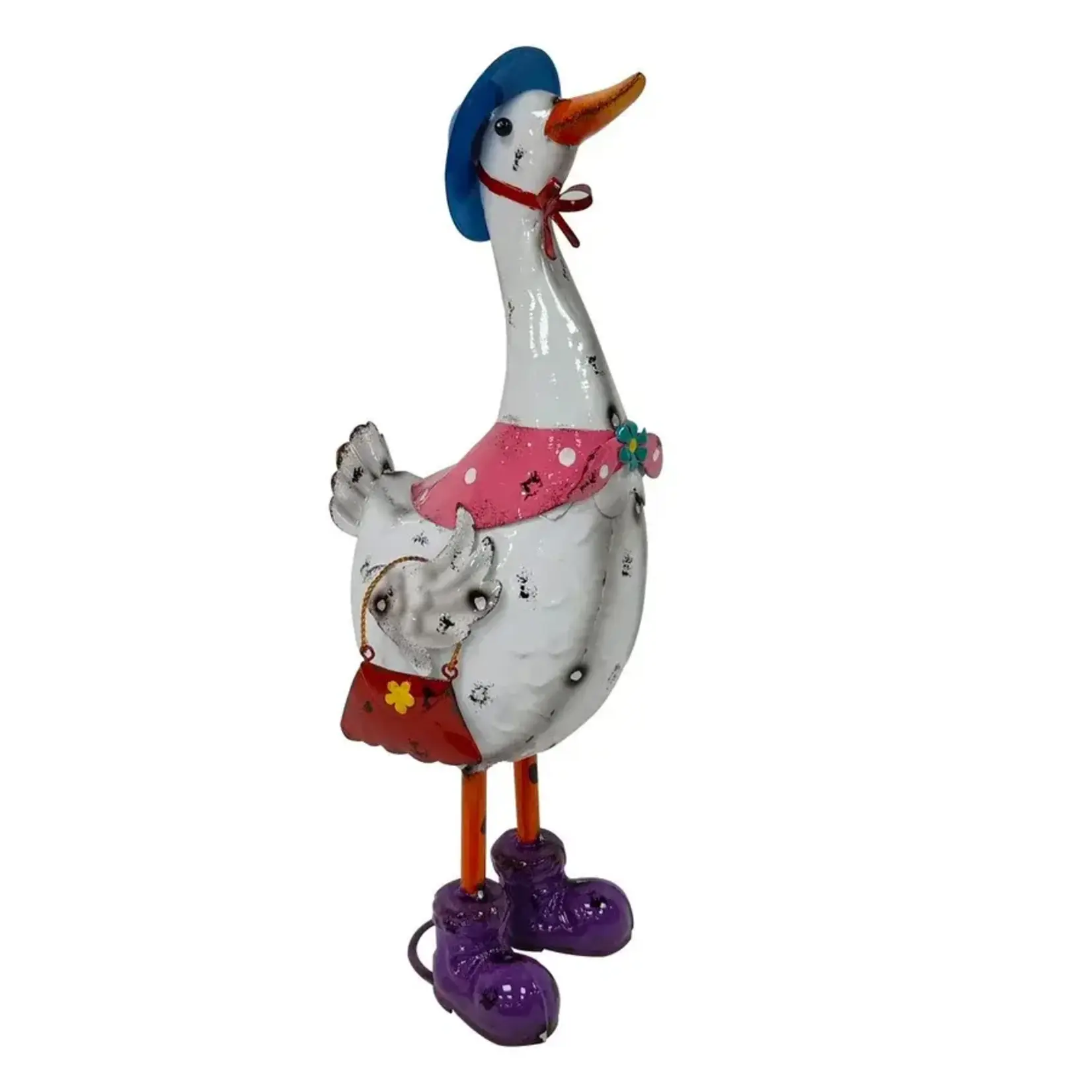 Metal Mother Goose Garden Statuary