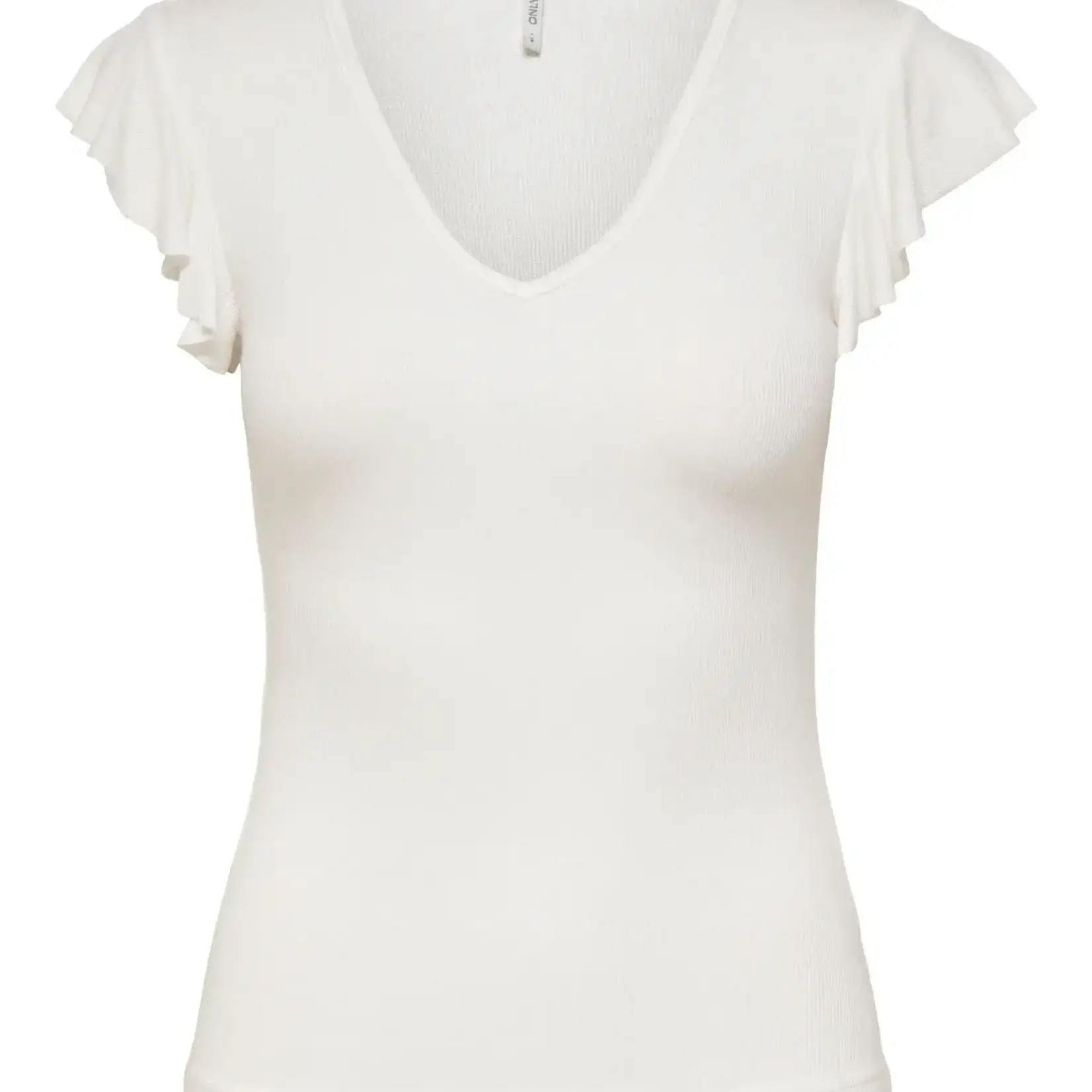 ONLY Onlbelia Cap Sleeve Top Cloud Dancer- Large