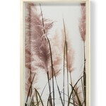 Framed Leaf Design Wall Decor