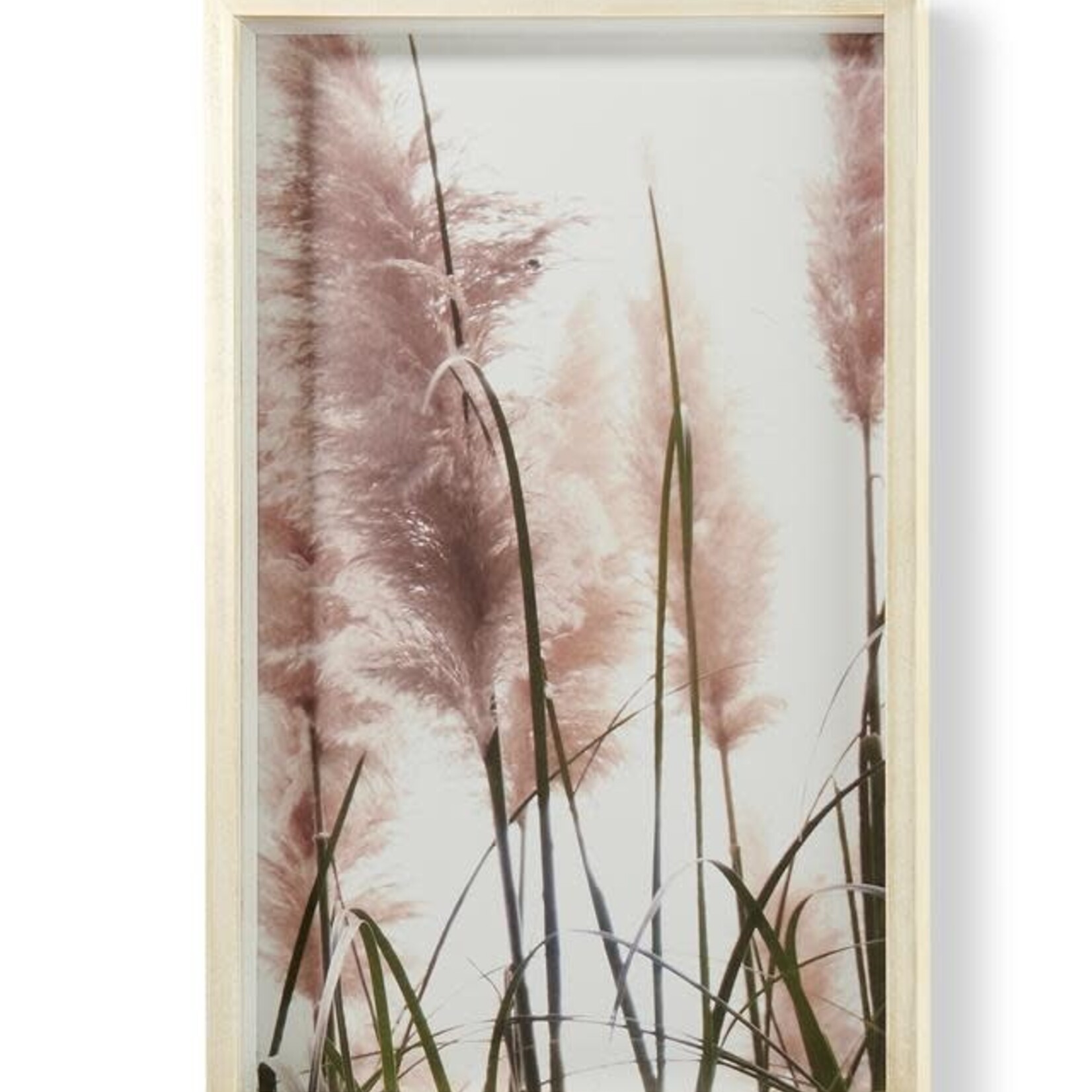 Framed Leaf Design Wall Decor