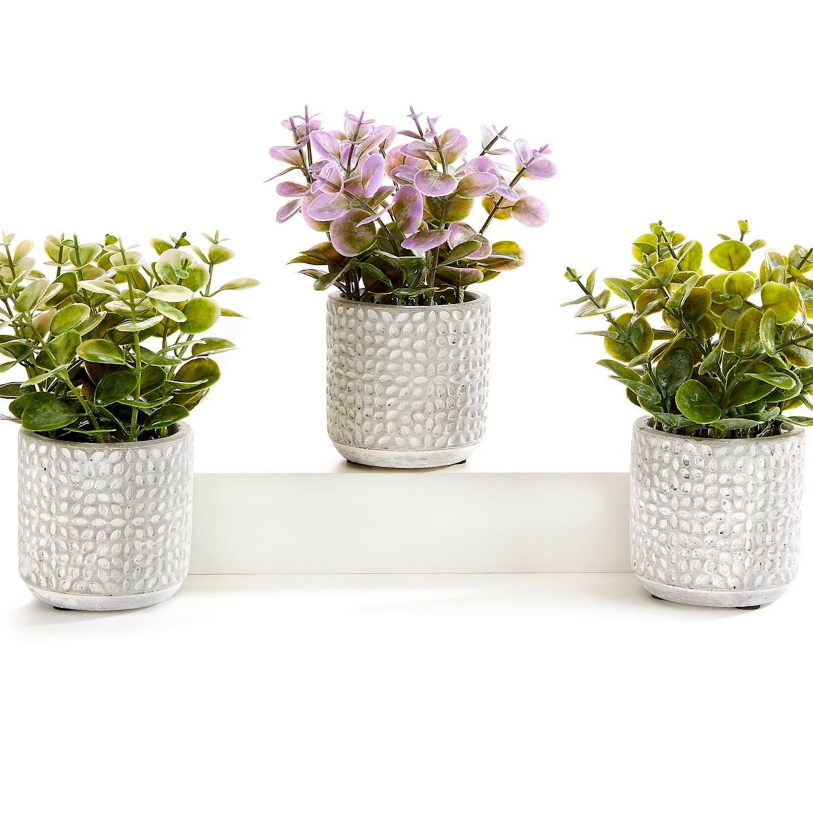 Artificial Potted Plants, 3 Asst.