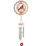3D Spinner Windchimes, Cardinal
