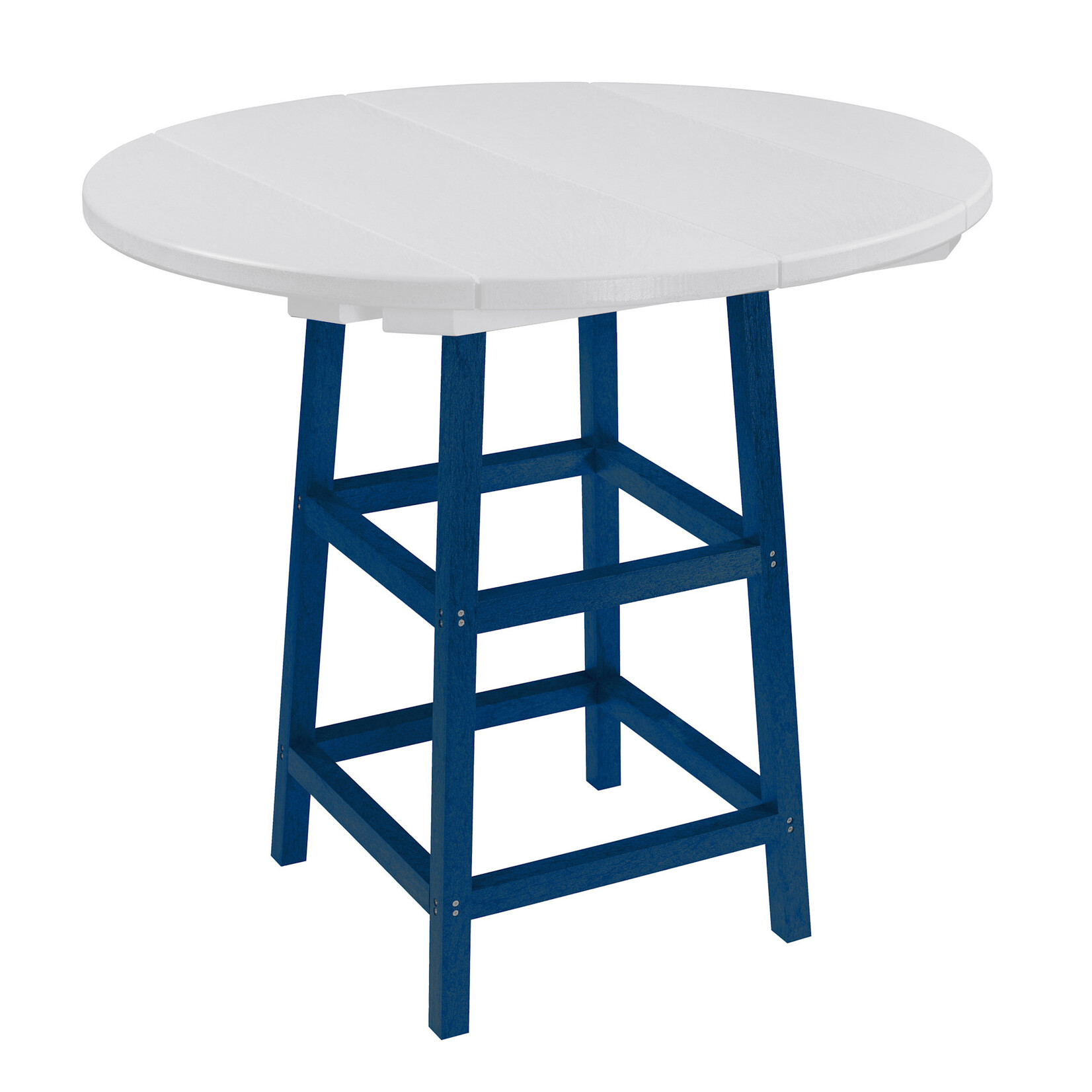 CR Plastics CRP TB03 40" Pub Table Legs - Navy