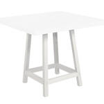 CR Plastics CRP TB23 40” Premium Pub Table Legs - White