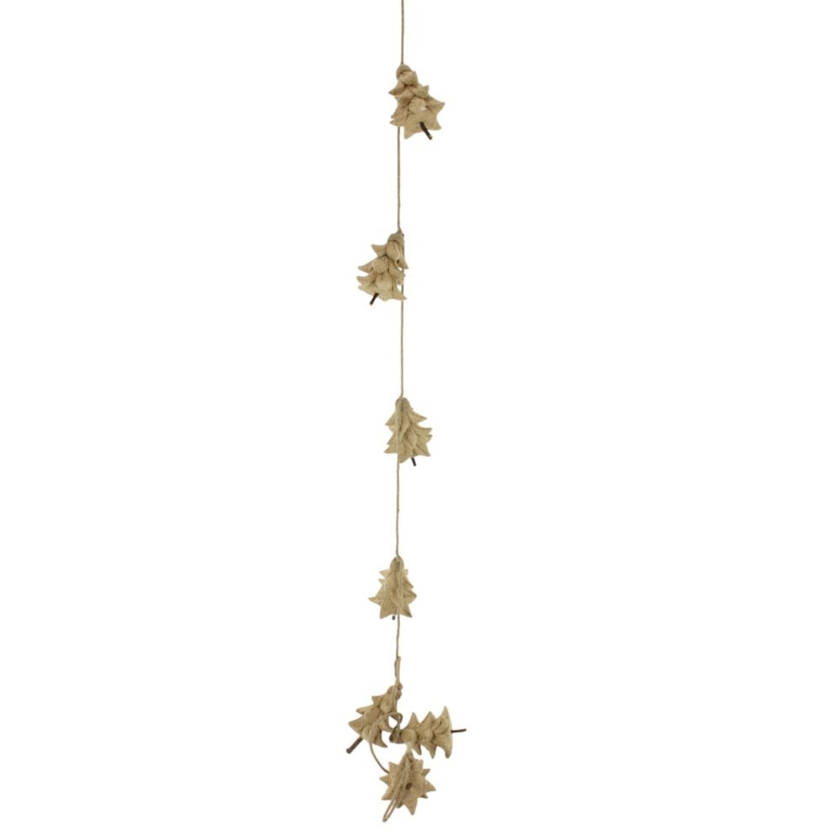 72" BURLAP TREE GARLAND