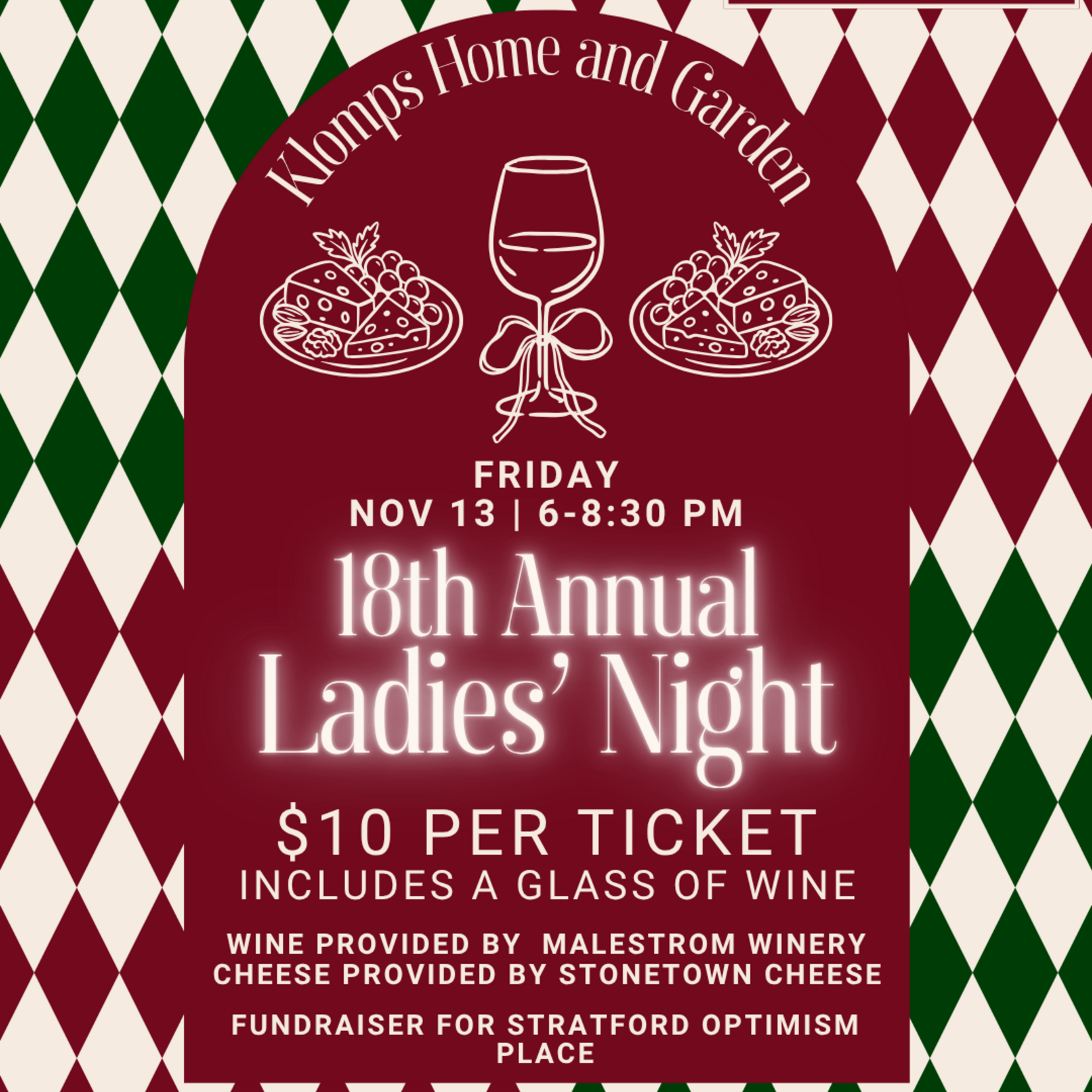 Ladies Night Ticket-Nov 13th 2026 5:30-8:30pm
