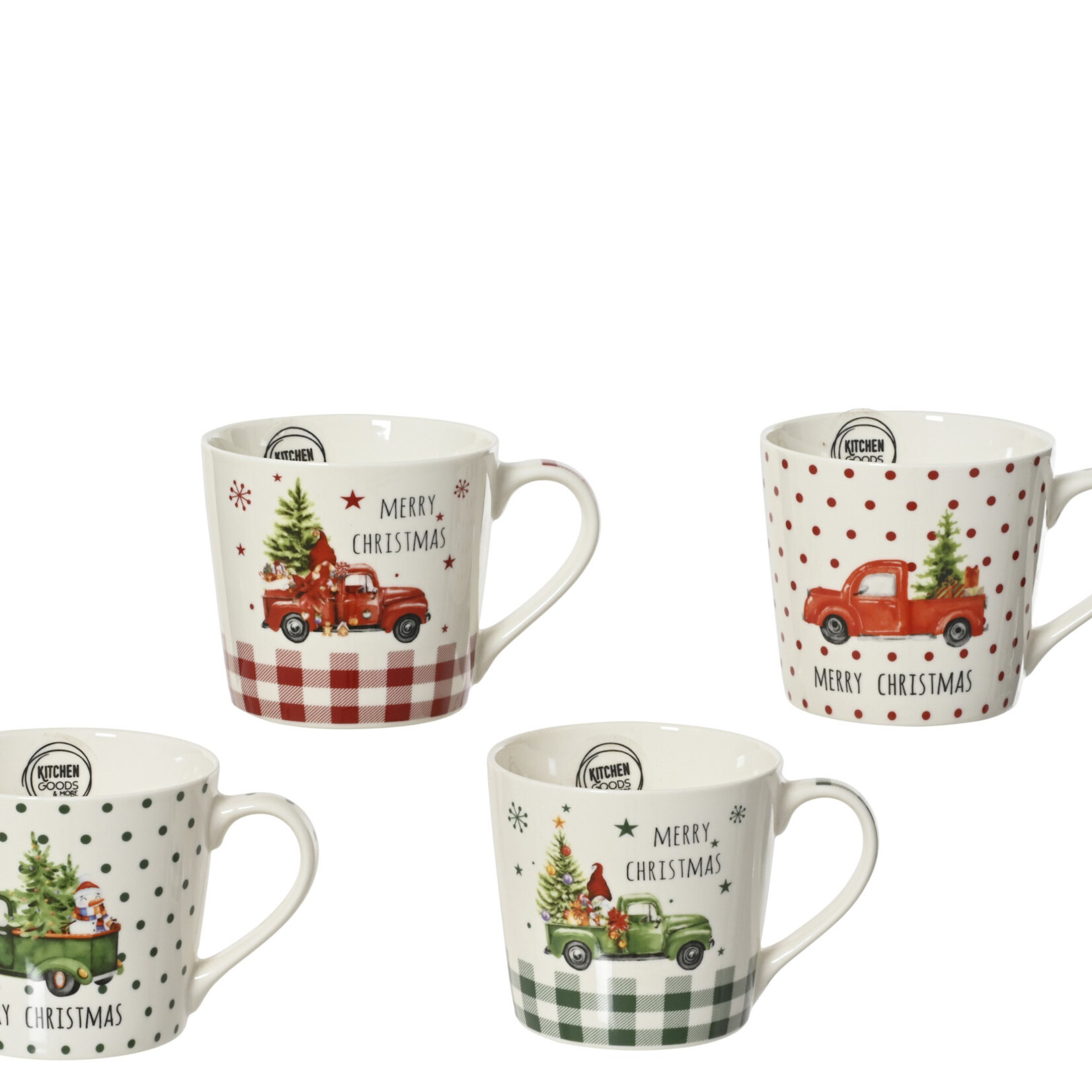 truck Mug porcelain deal 4ass