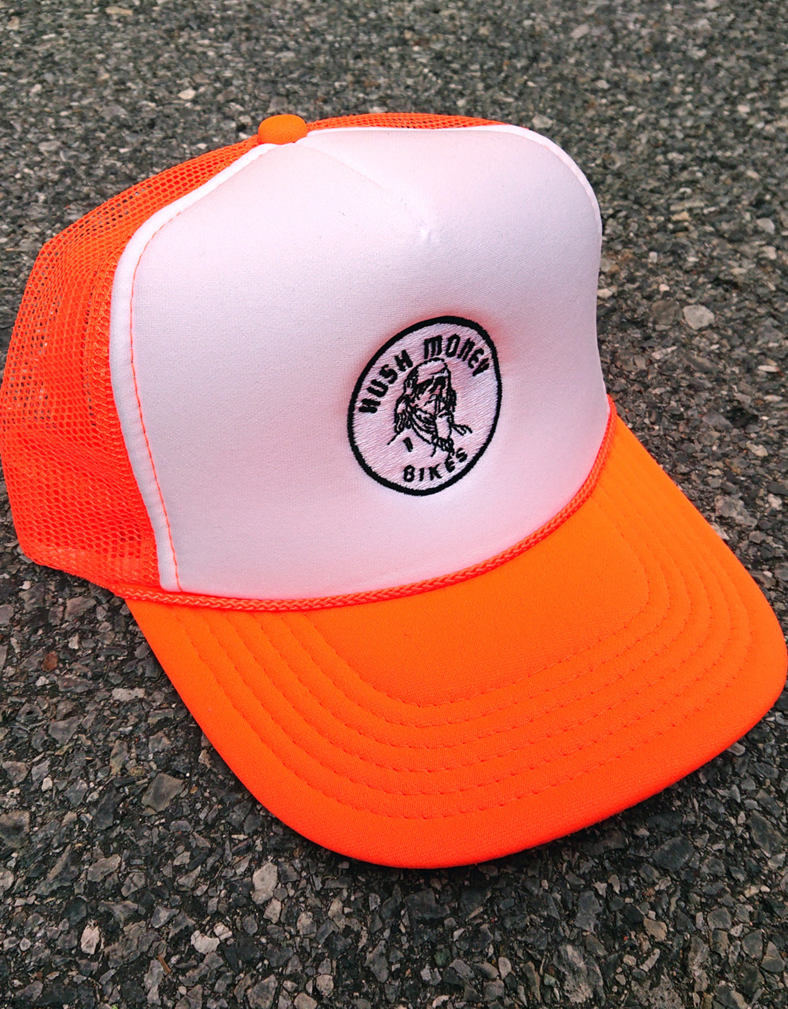 Foam trucker hat embroidery Clearance