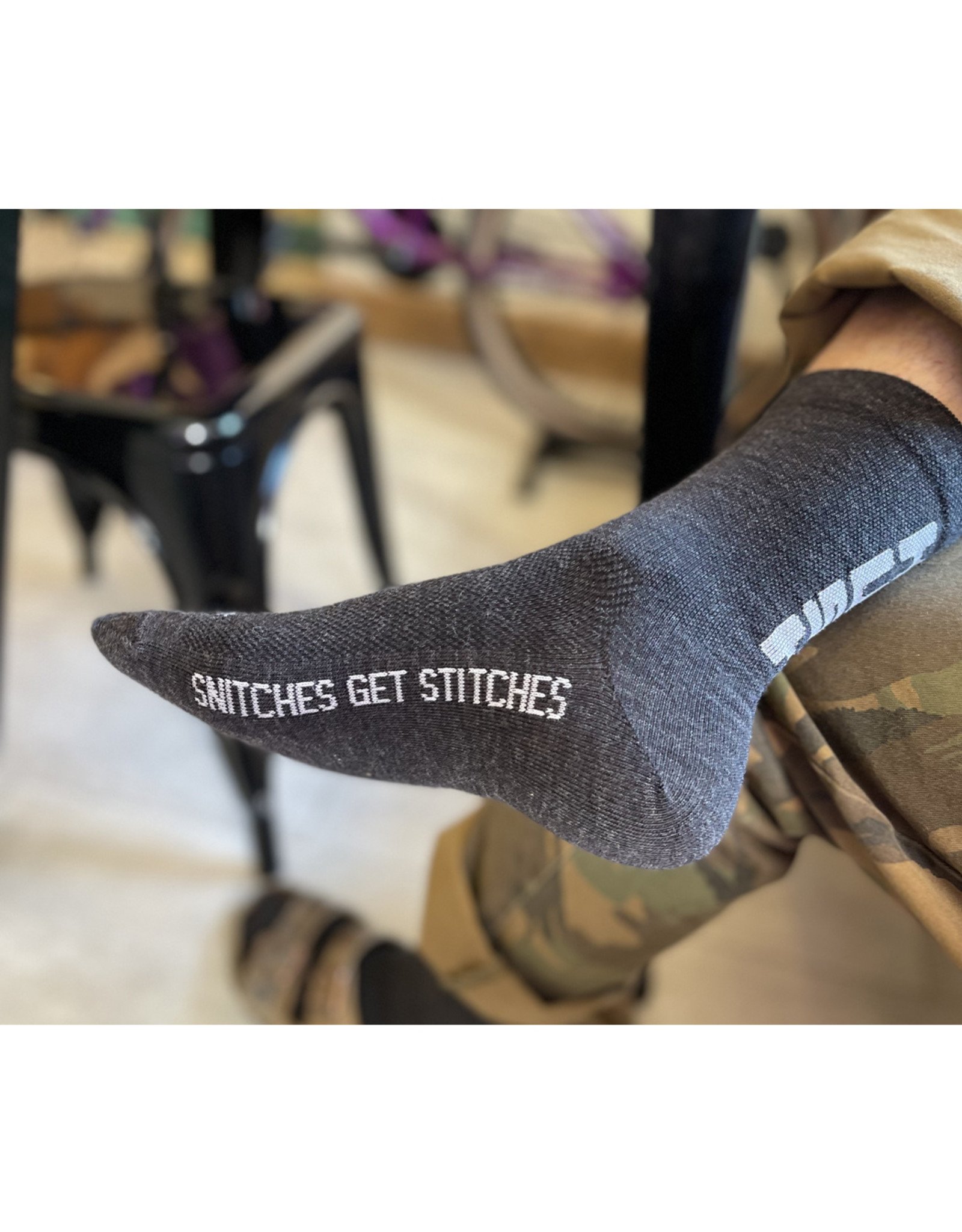 Hush Money Bikes x DeFeet SGS Wool Sock