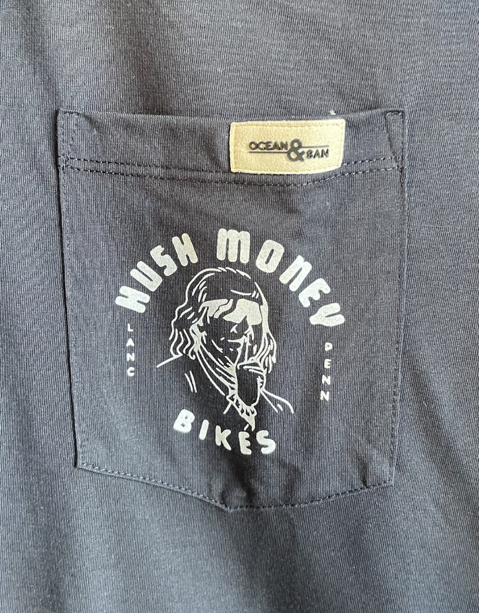 Hush Money Bikes x Ocean and San All Day Short Sleeve Shirt