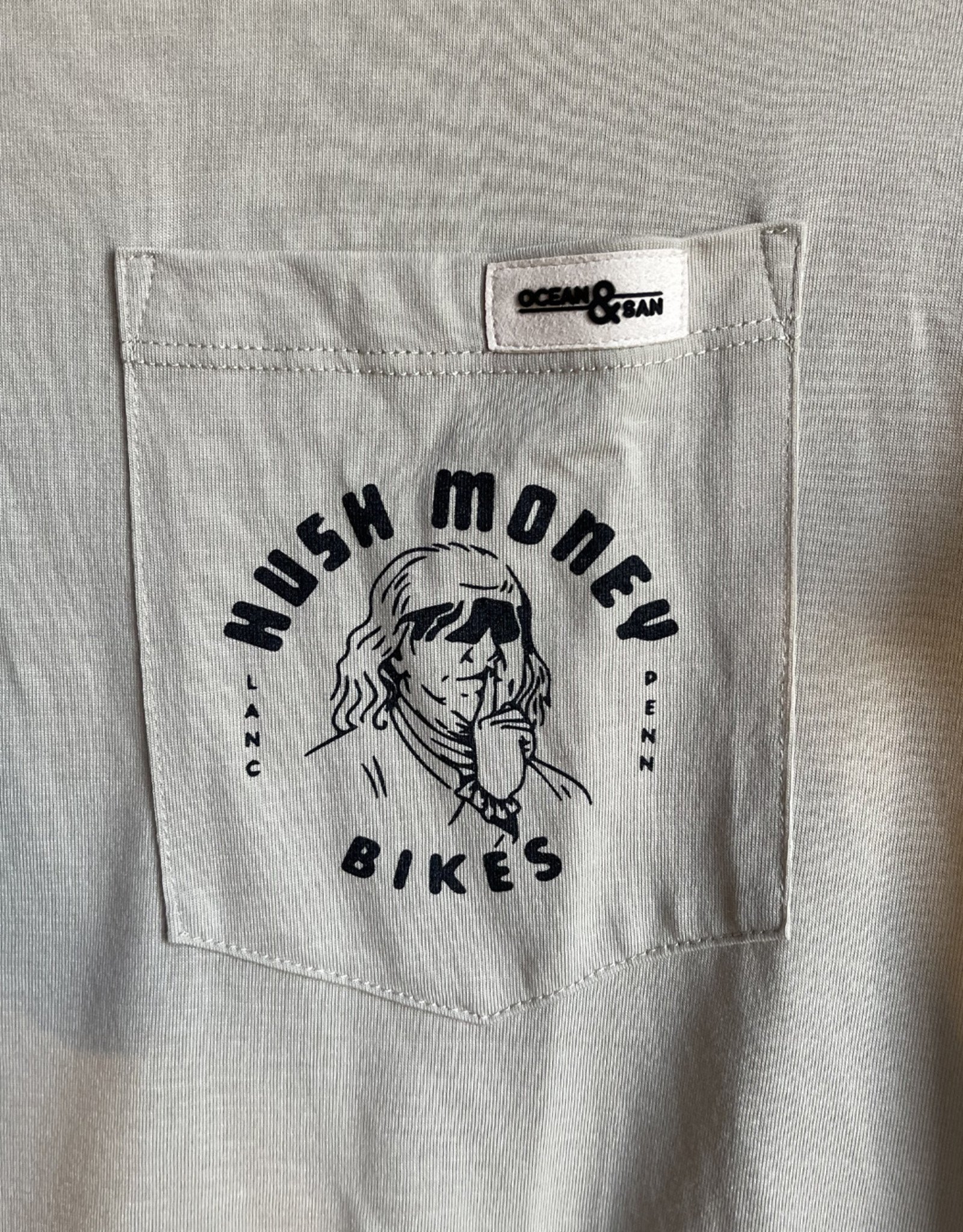 Hush Money Bikes x Ocean and San All Day Short Sleeve Shirt