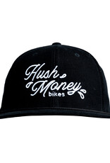 Hush Money Bikes Hush Money #DADSHAT White Stitch Drip Logo Hat