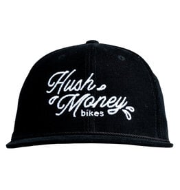 Hush Money Bikes Hush Money #DADSHAT White Stitch Drip Logo Hat