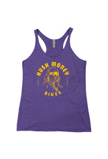 Hush Money Bikes Ben Cranklin Purple Racerback Tanktop