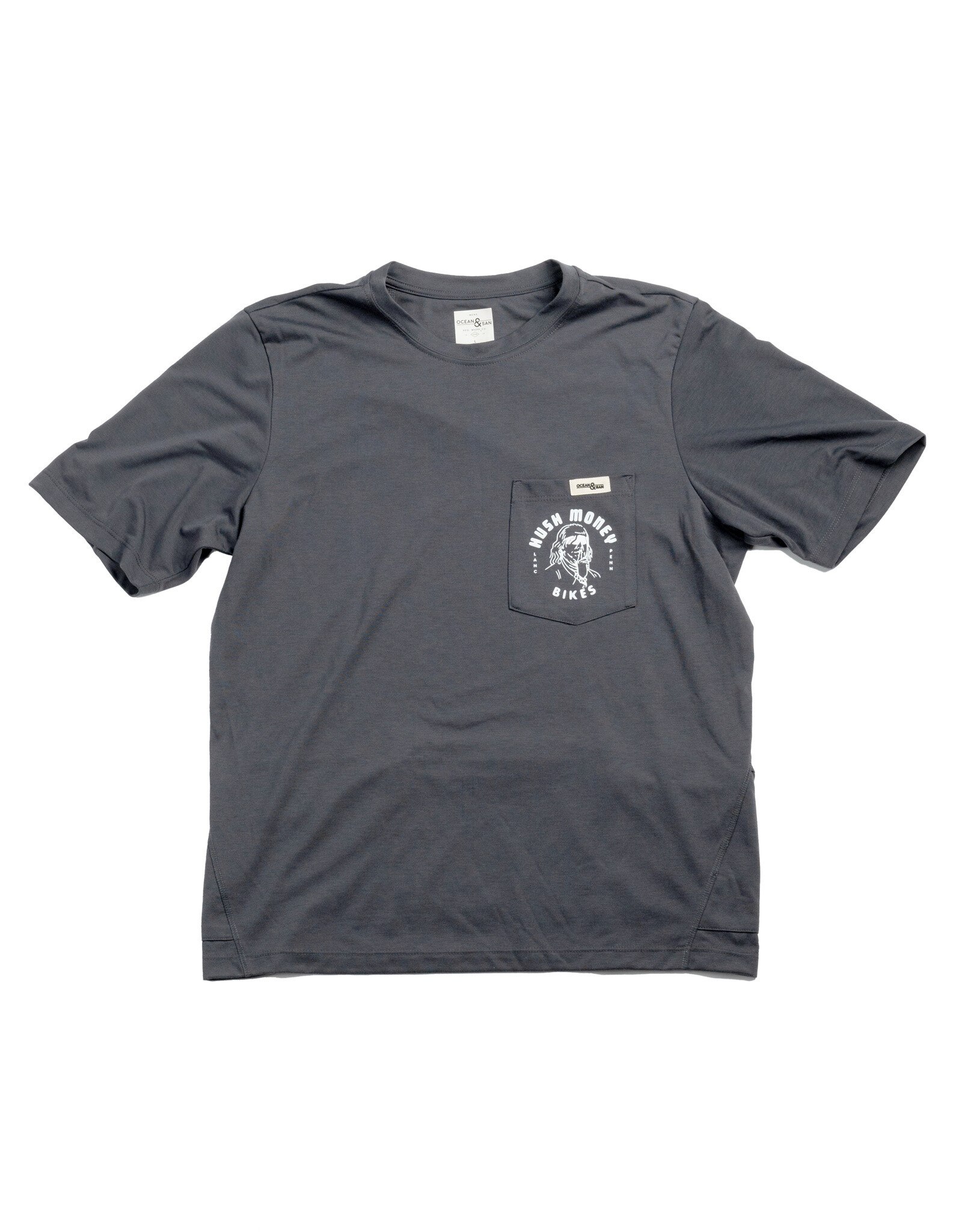 Hush Money Bikes x Ocean and San All Day Short Sleeve Shirt