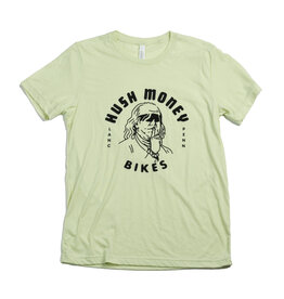 Hush Money Bikes Ben Cranklin Pistachio Tee