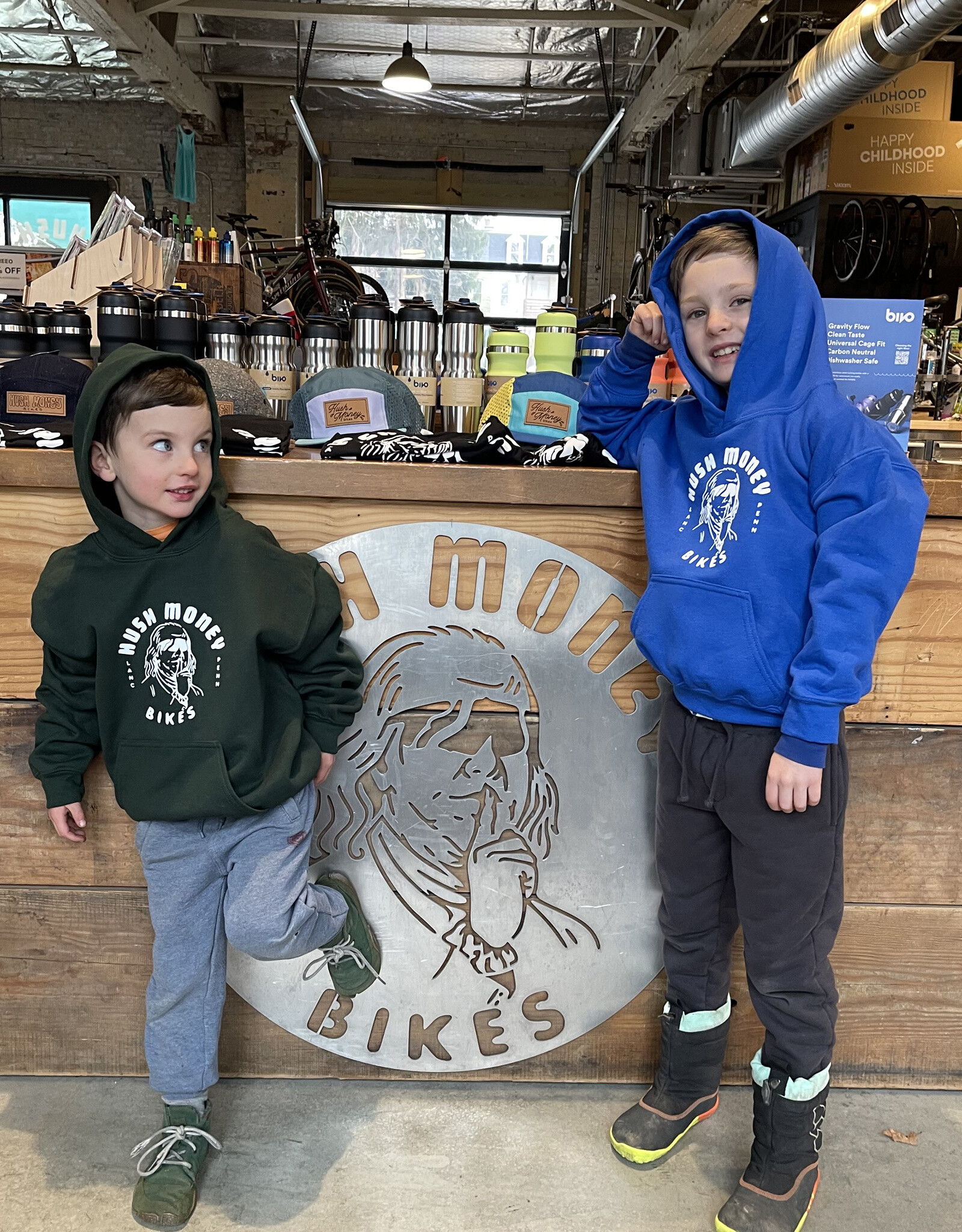 Hush Money Bikes Ben Cranklin Youth Hoodie