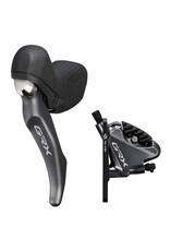 Shimano GRX BL-RX810/BR-RX810 Disc Brake and Lever - Front, Hydraulic, Flat Mount, Finned Resin Pads, Black