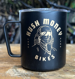 Hush Money Bikes x MiiR Camp Cup Black 12oz