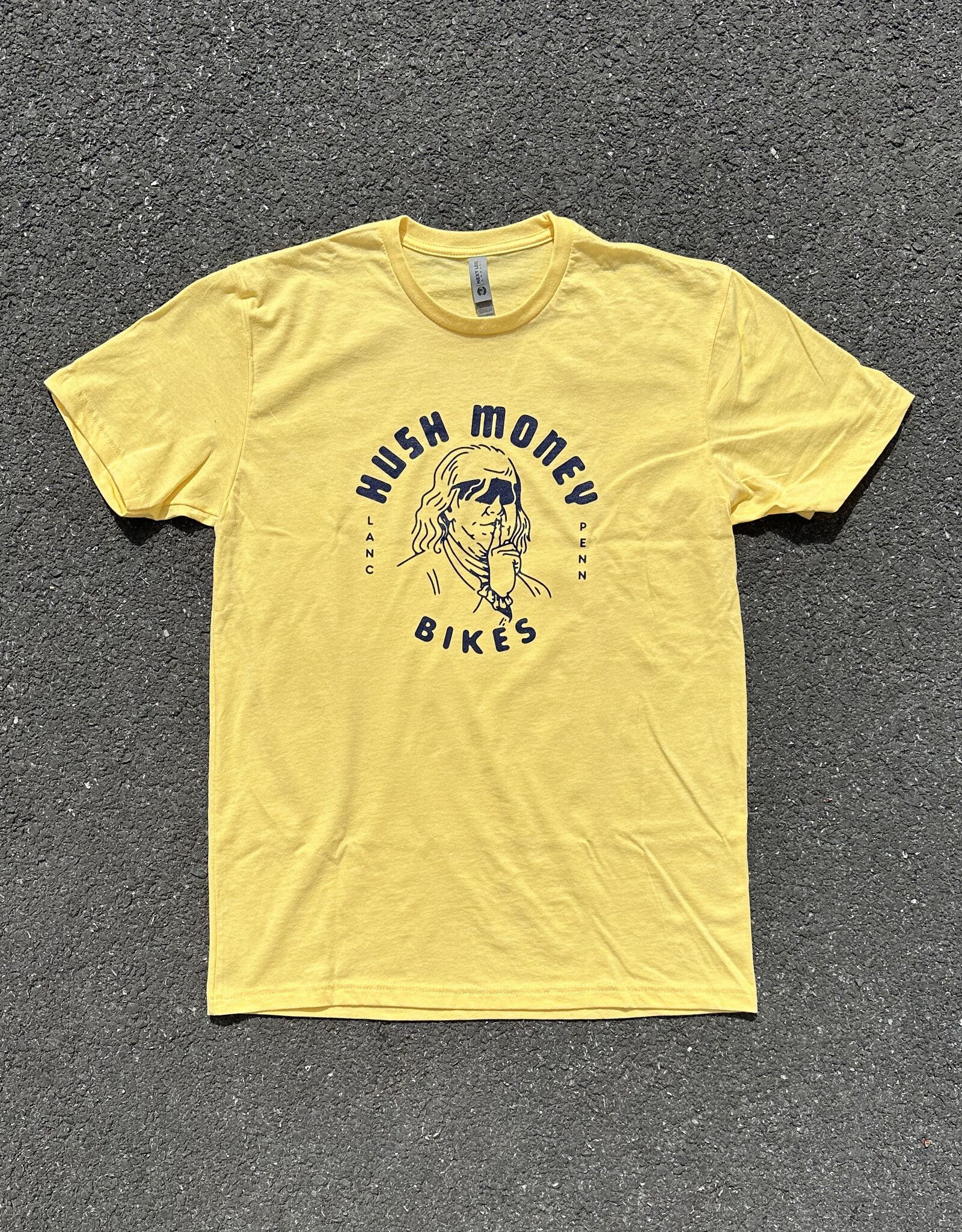 Hush Money Bikes Ben Cranklin T-Shirt Banana Cream Pie