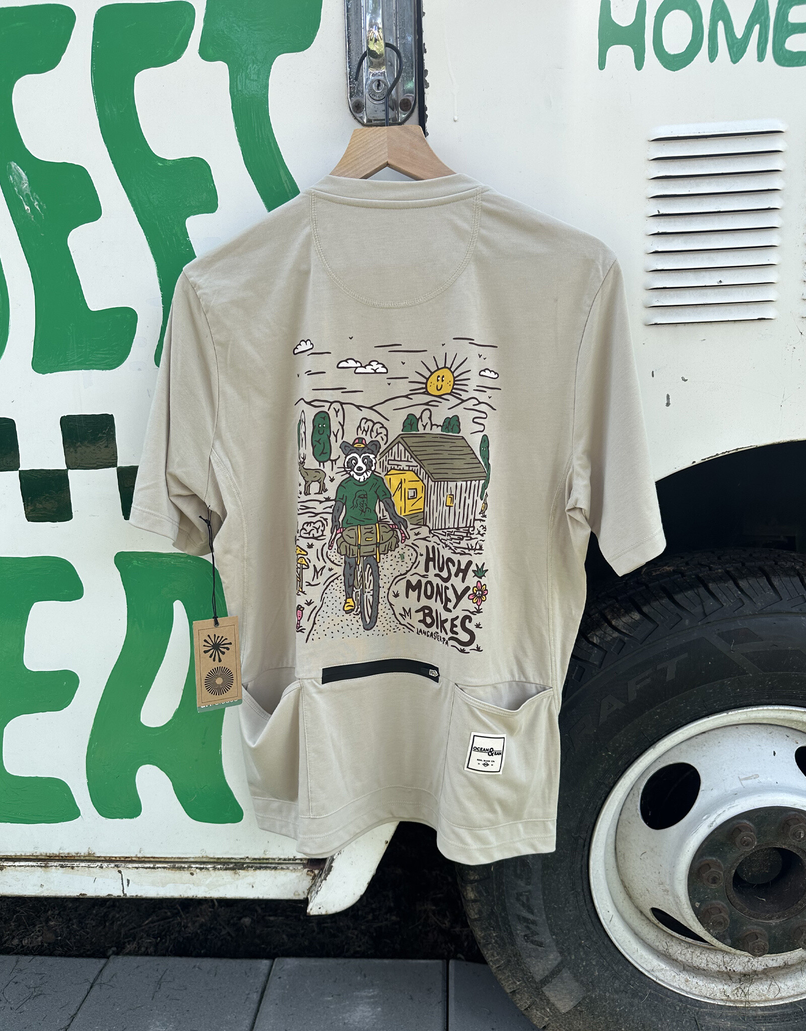 Hush Money Bikes x L'ermitage Ocean and San SS