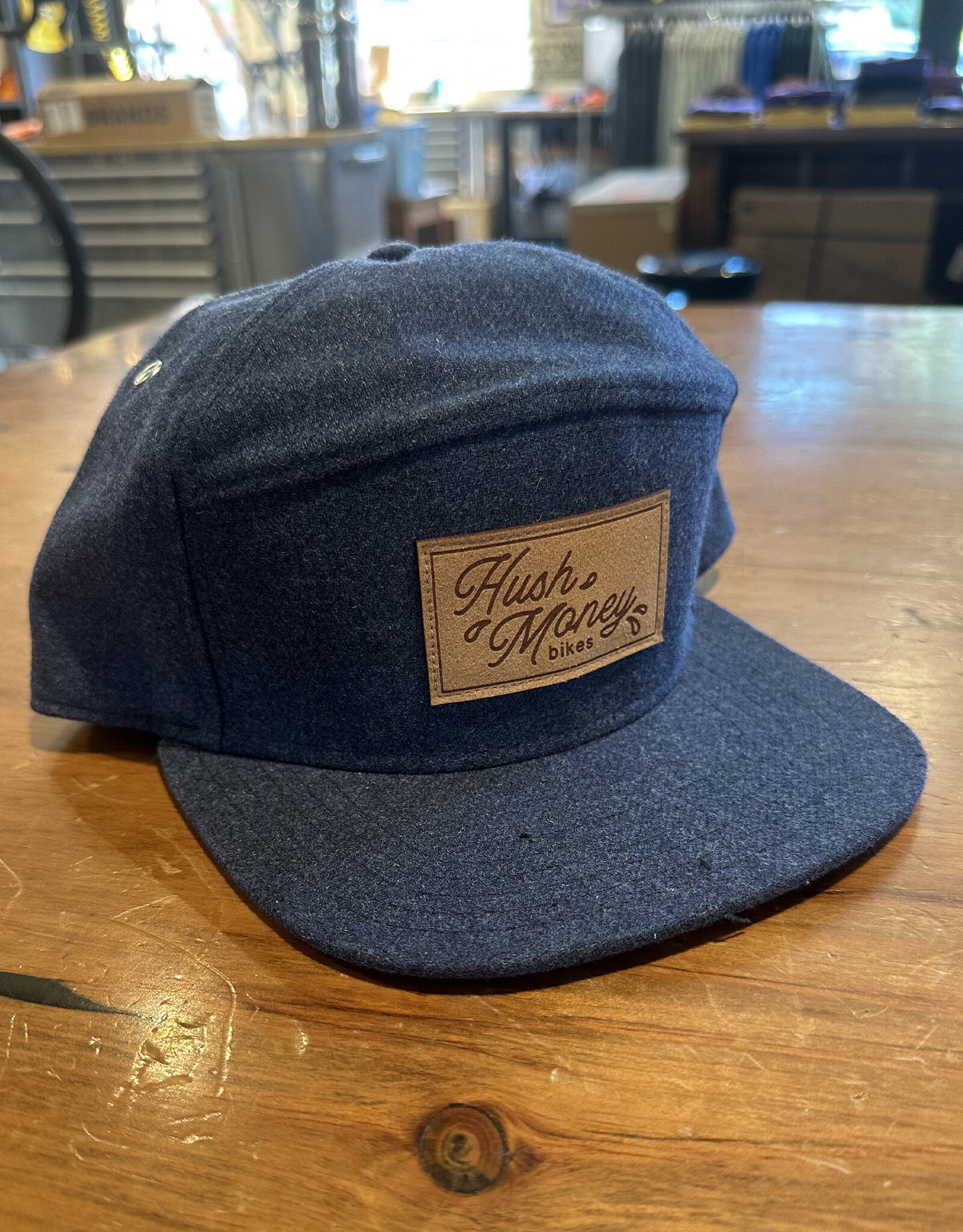 Hush Money Bikes x Locale Raster Flatbrim Navy