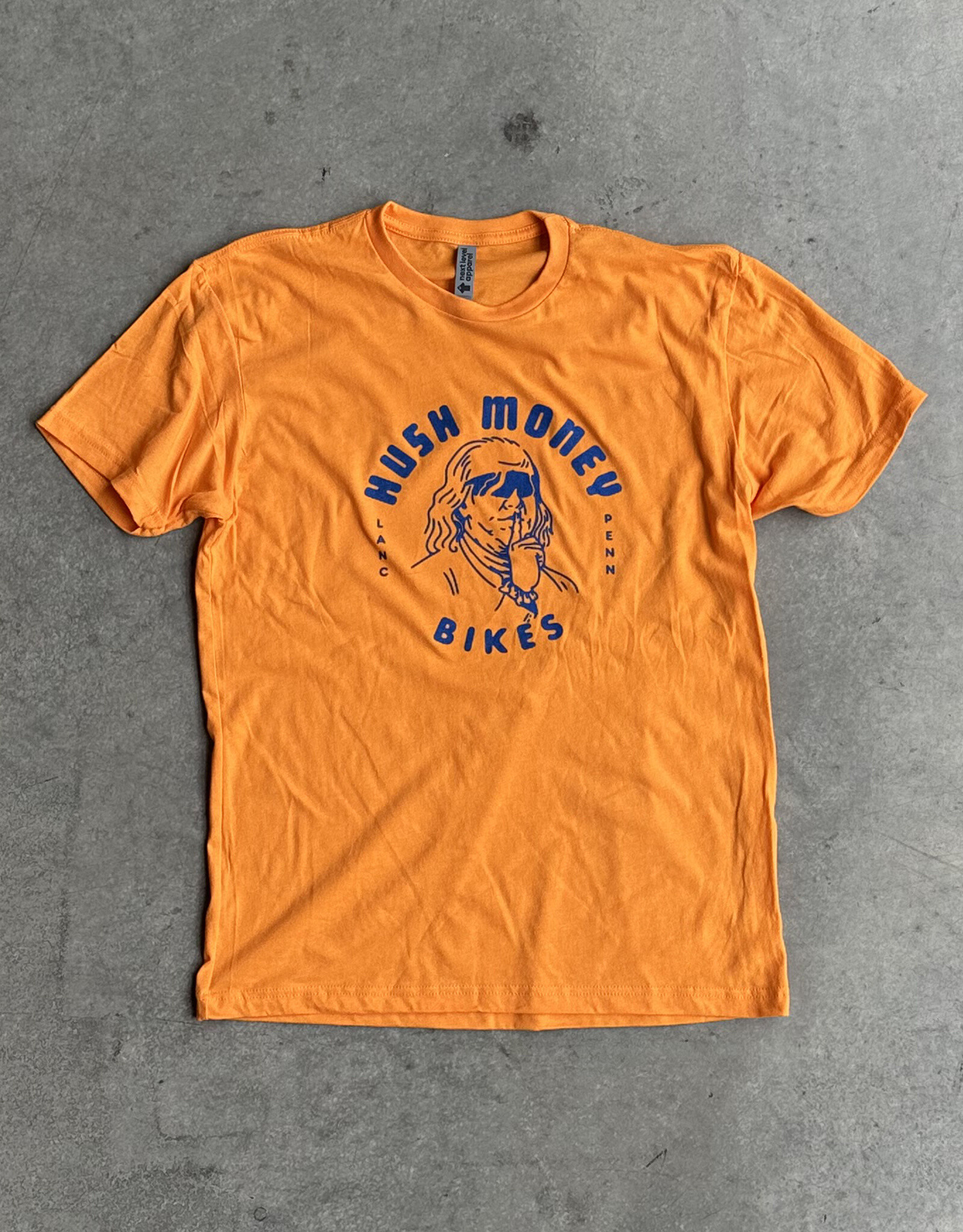 Hush Money Bikes Ben Cranklin T-Shirt Cheddar Fingers