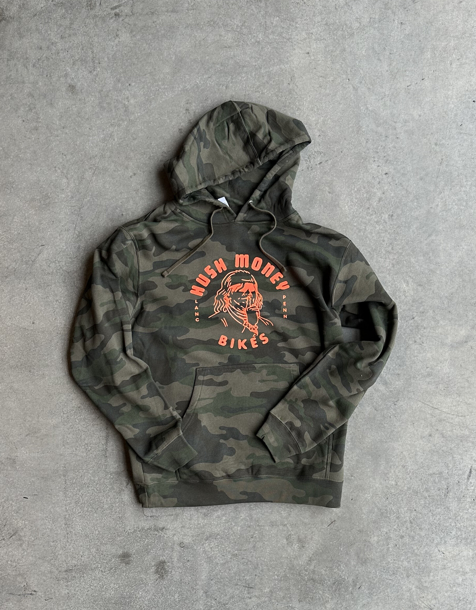Hush Money Bikes Ben Cranklin Hoodie 30 Point Buck Camo