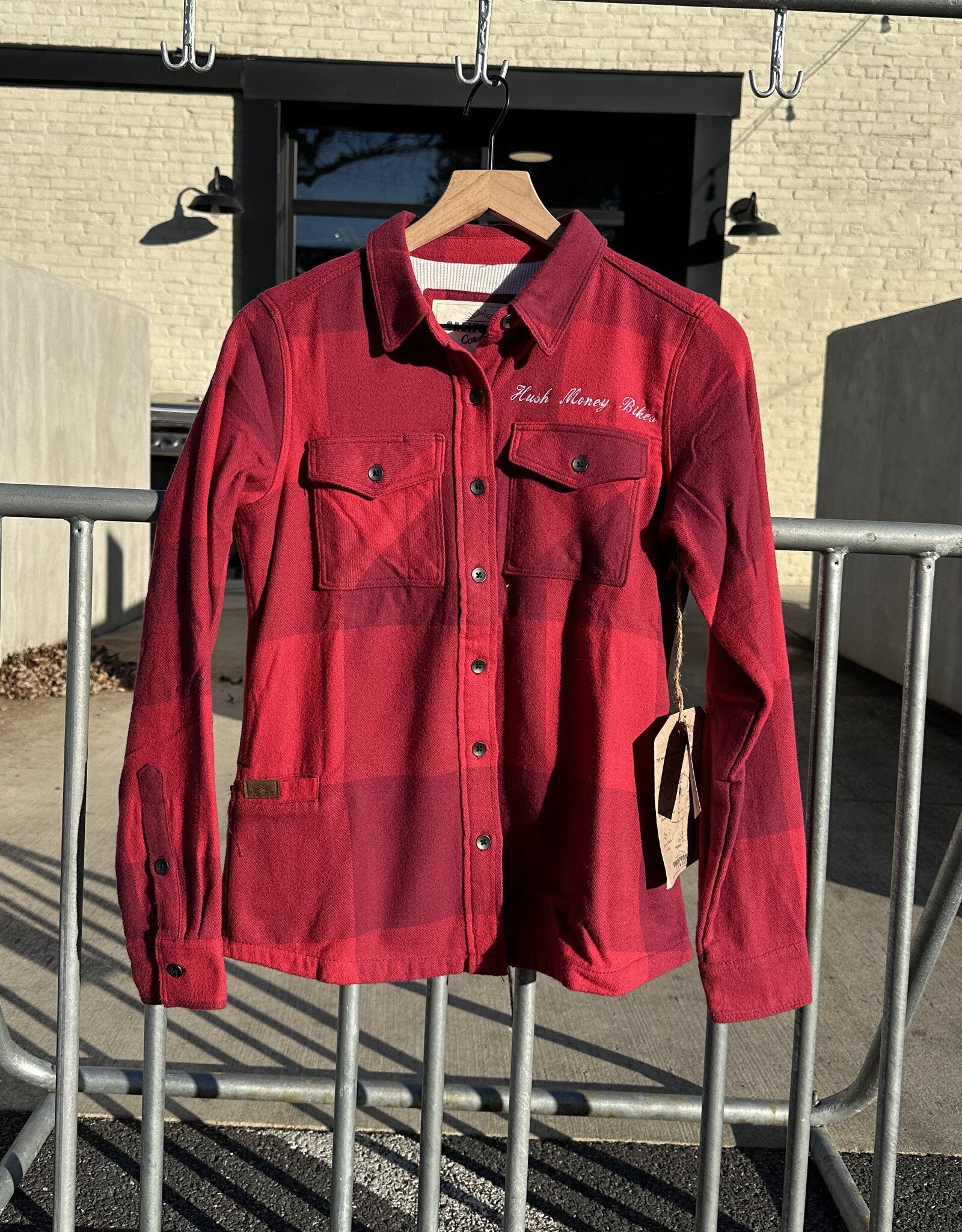 Hush Money Bikes CA Cowboy High Sierra Flannel Women's Chilly Pepper