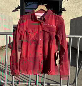 Hush Money Bikes CA Cowboy High Sierra Flannel Women's Chilly Pepper