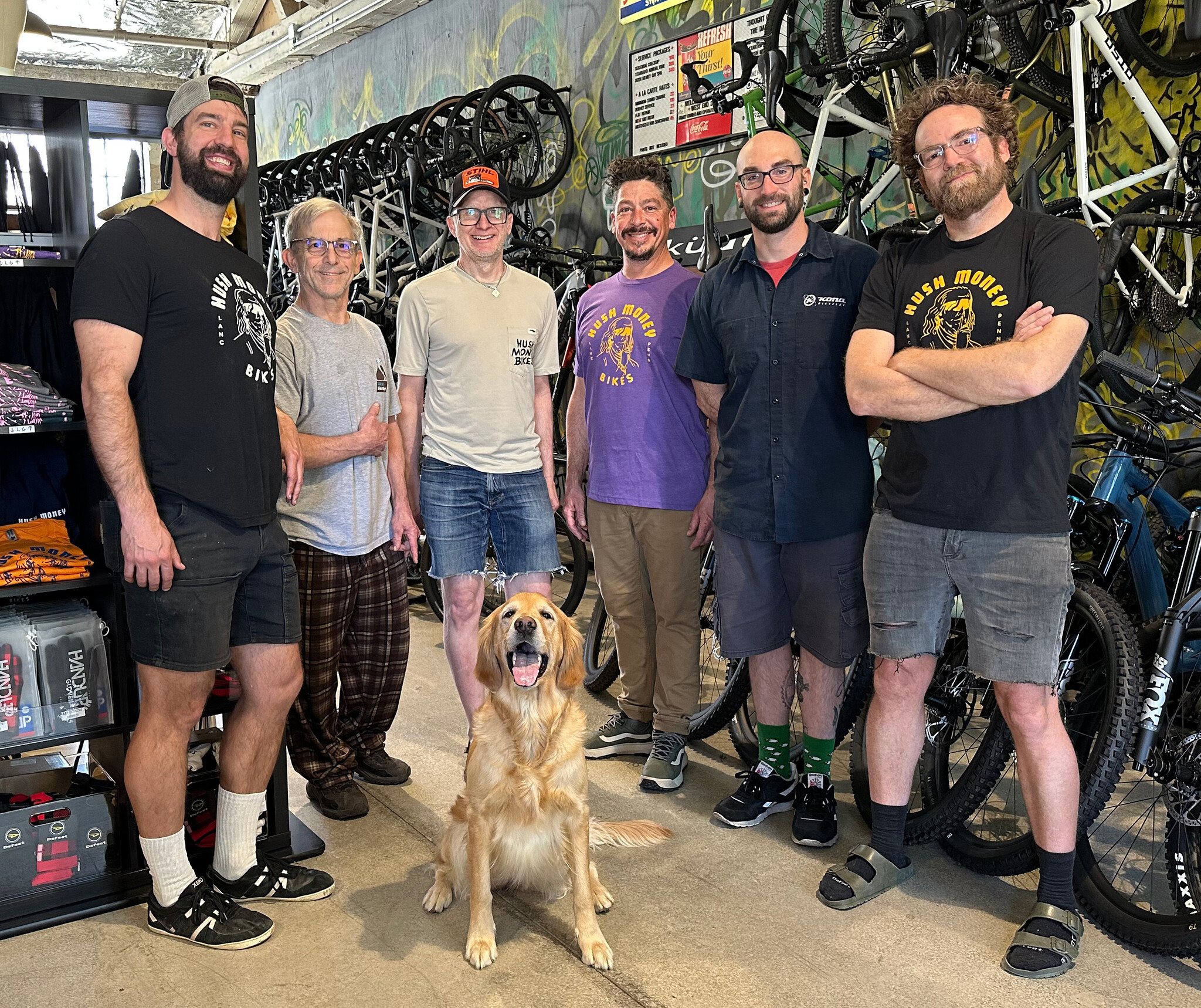 Hush Money Bikes Staff