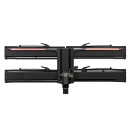 Kuat Piston ION (+ Light Kit) eBike Hitch Bike Rack - 2" Receiver, 2 Bike, Sandy Black