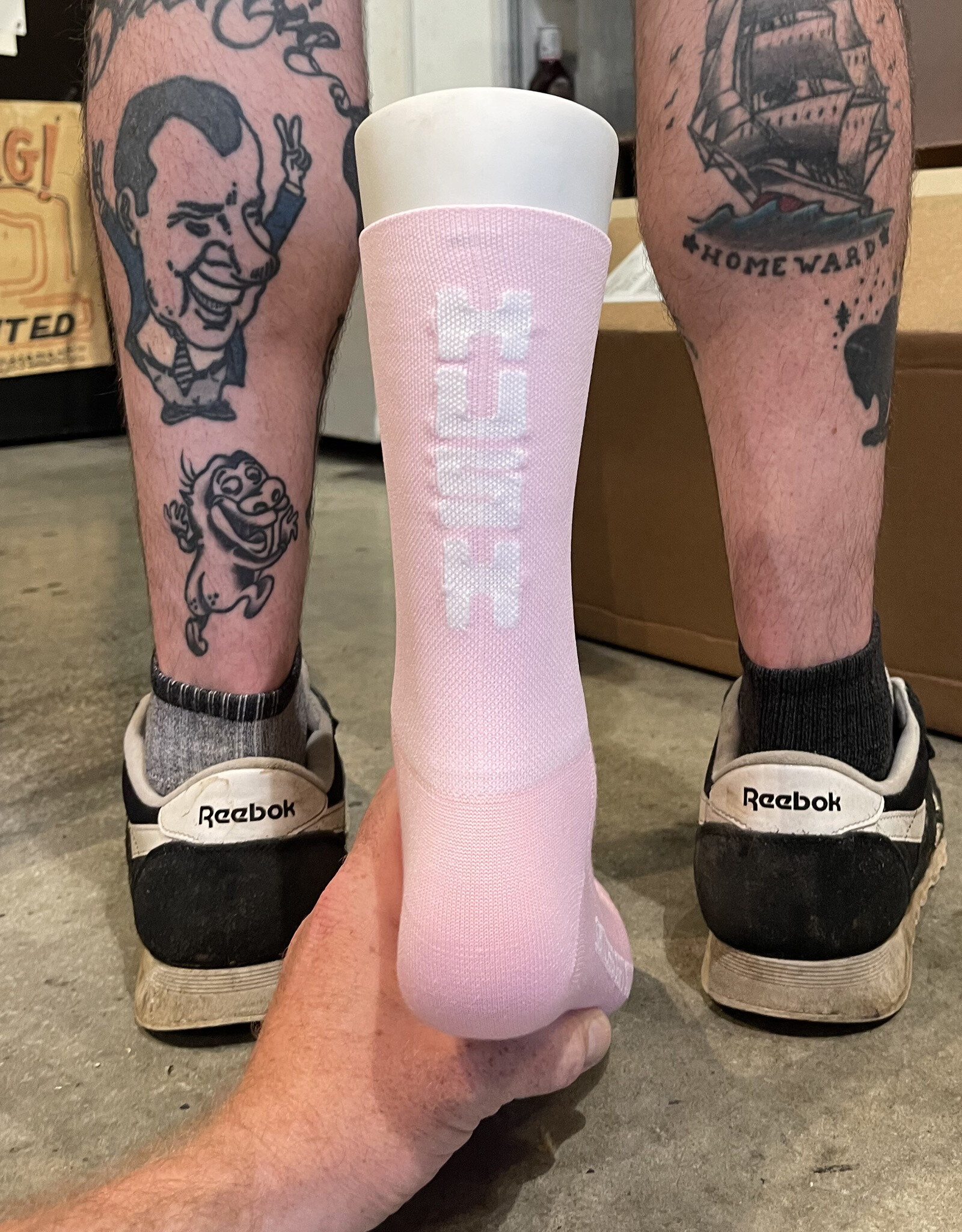 Hush Money Bikes x DeFeet SGS 6" Nylon Sock