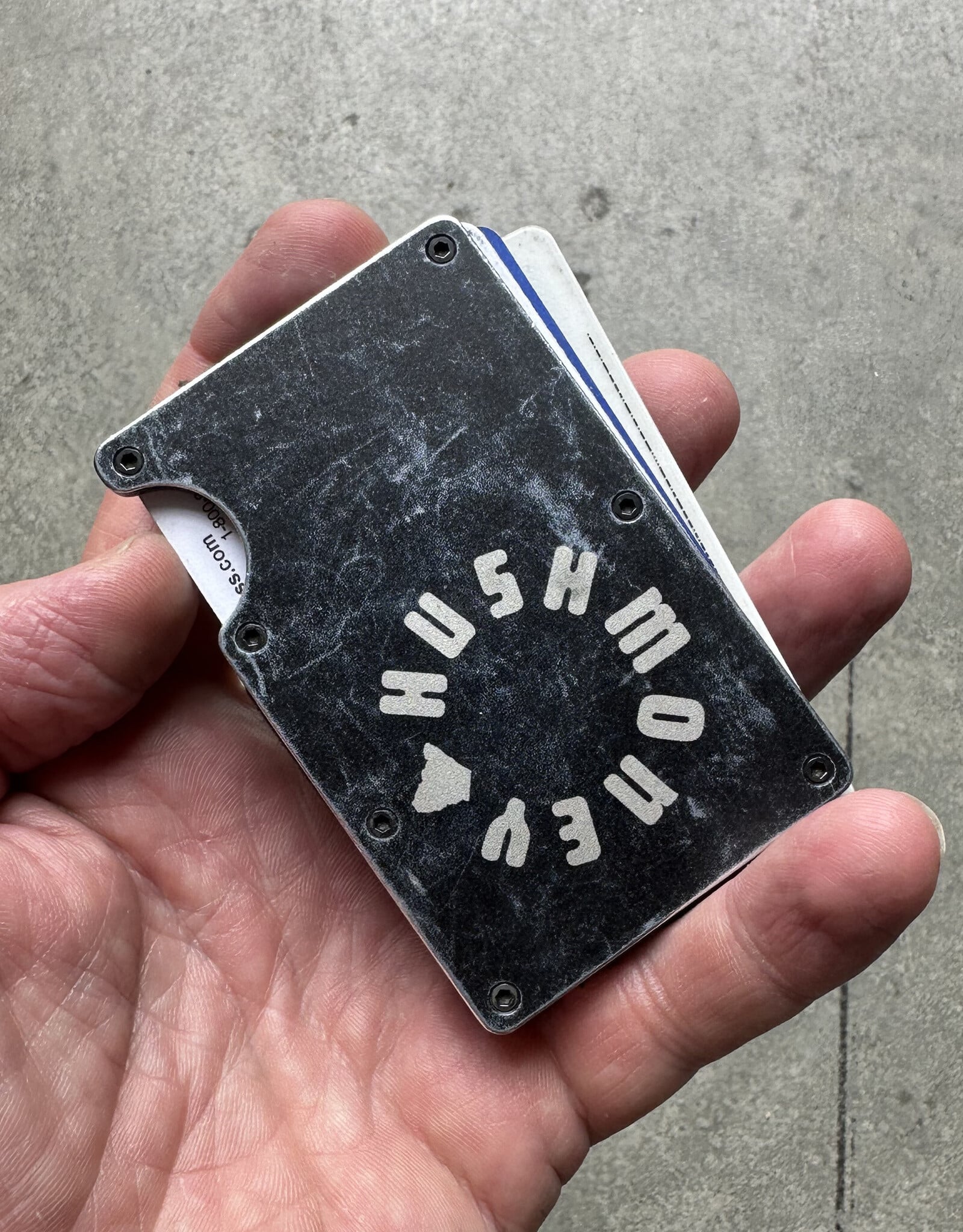 Hush Money Bikes County Line Tinfoil Hat Wallet
