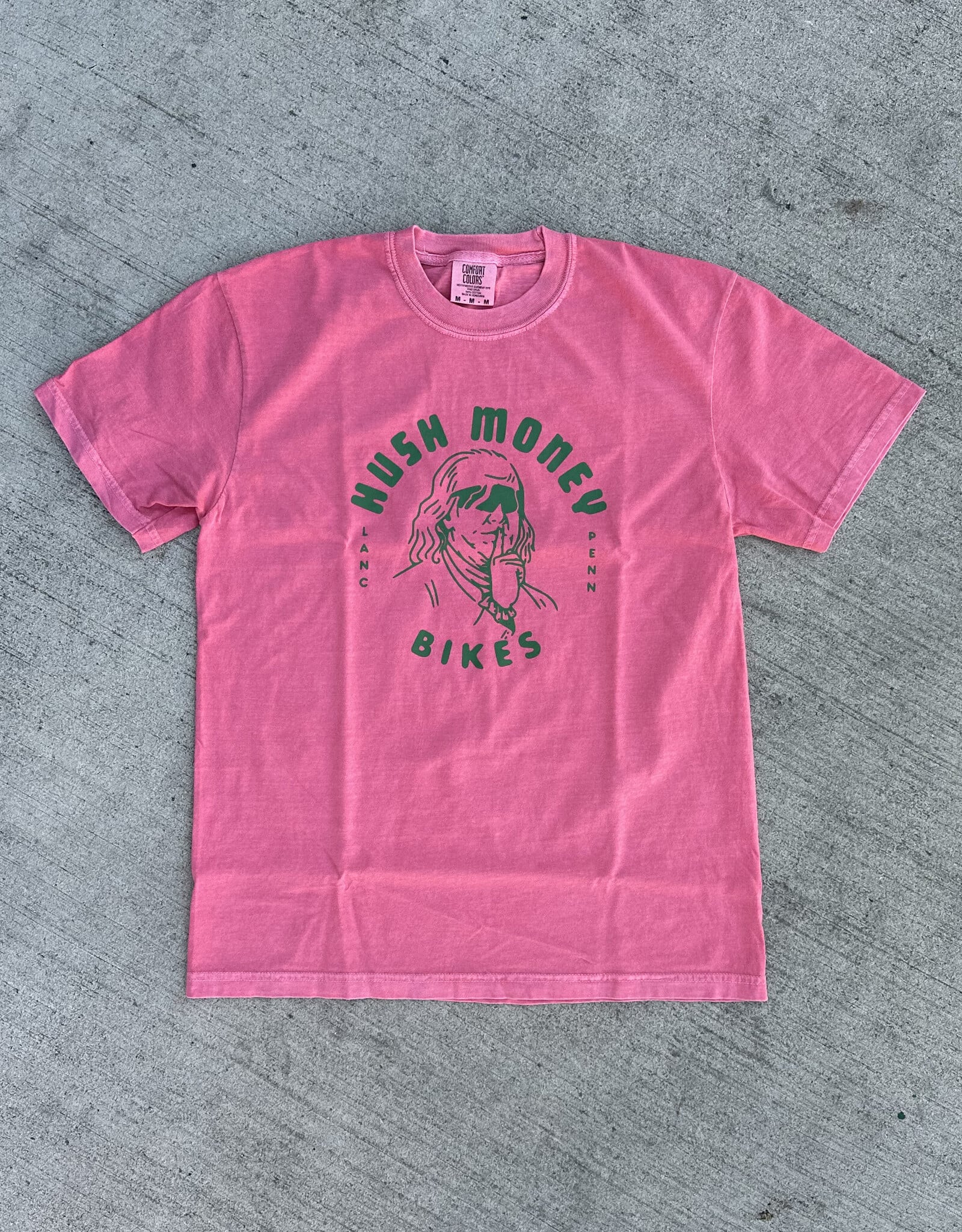 Hush Money Bikes Ben Cranklin T-Shirt Watermelon