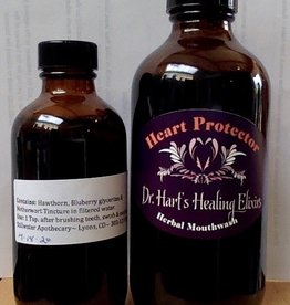Stillwater Apothecary Heart Protector Herbal Mouthwash (Hawthorne glycerite, Blueberry, Motherwort Tinctures, filtered water) 8 oz