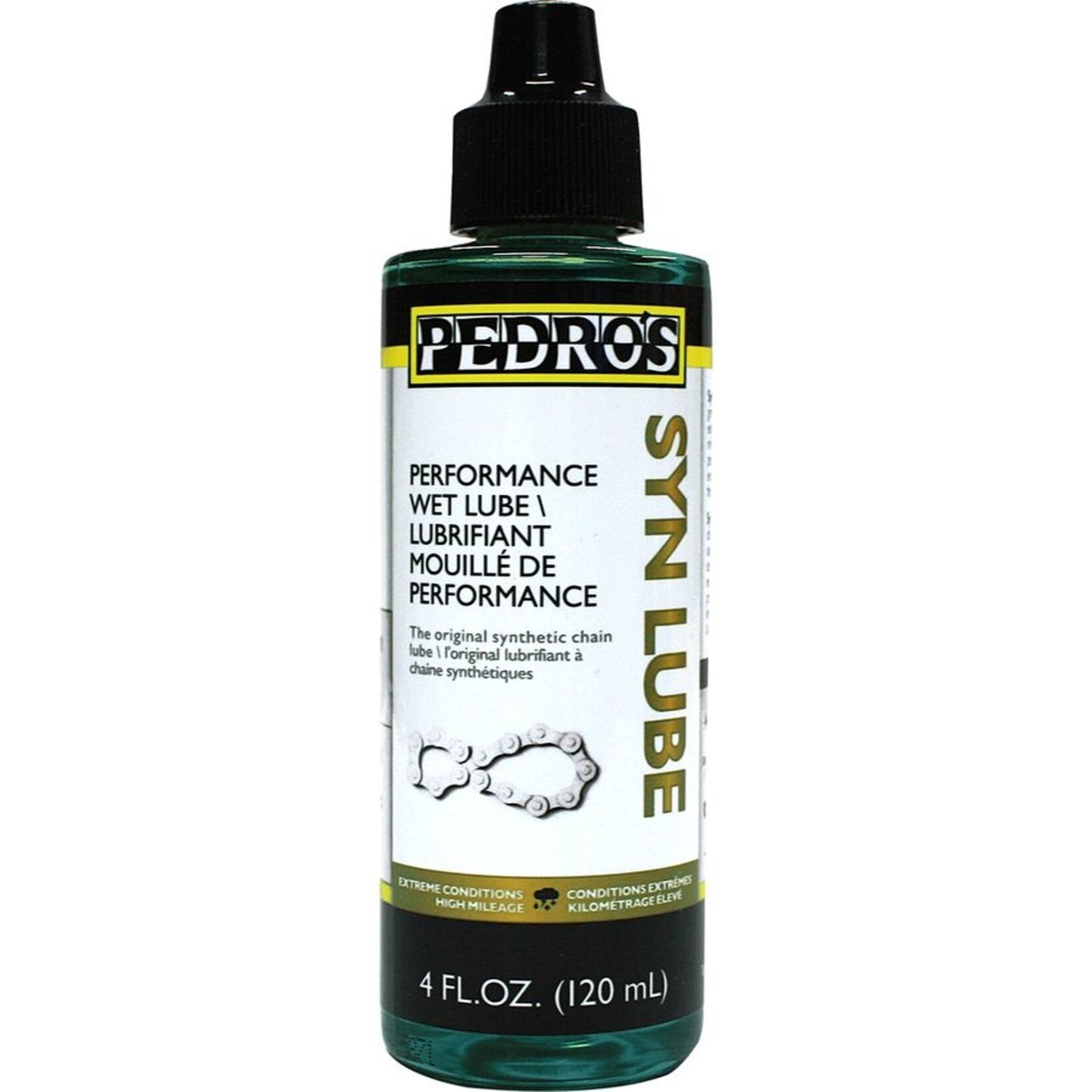 Pedro's Pedro's Syn Lube: Wet Chain Synthetic, 4oz/120ml