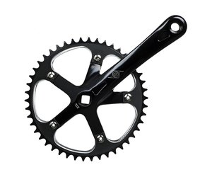ホーク CRANKSET OR8 P/P TRACK 170x46 3/32 SQ BK/BK - Firehouse Bicycles