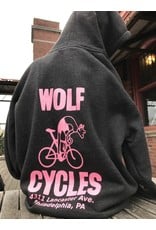 Wolf Cycles Hoodie Suffering Cyclist