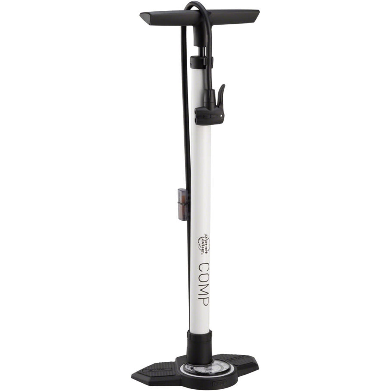 Planet Bike Planet Bike Comp 2.0 Floor Pump: White