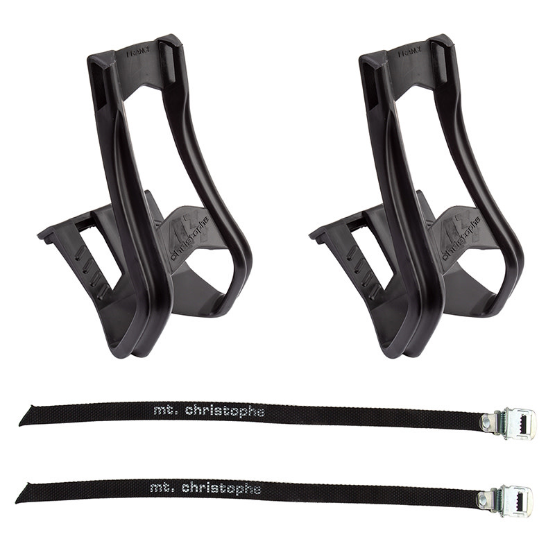 TOE CLIPS ZEFAL MTB w/STRAPS S/M - Firehouse Bicycles