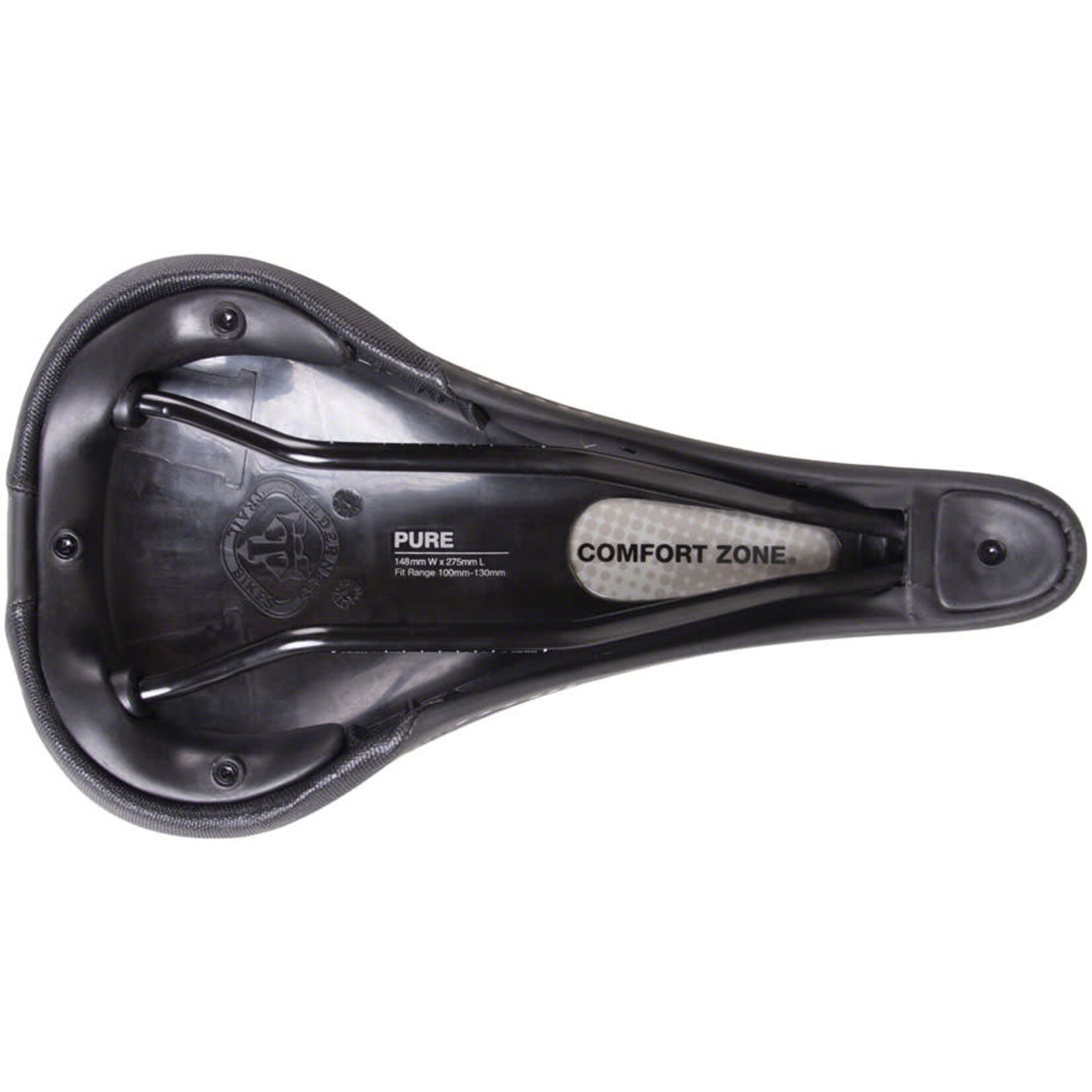WTB WTB Pure Saddle - Steel, Black, Medium