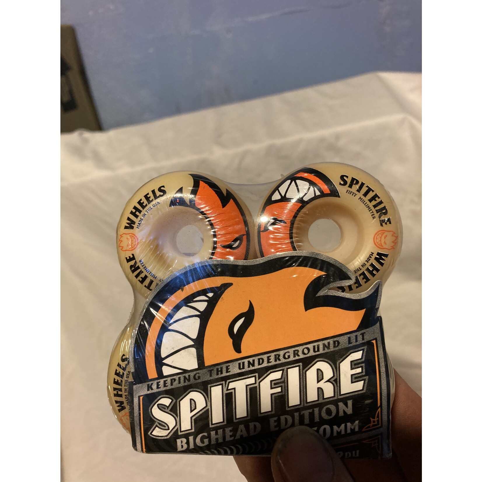 spitfire bighead white 50mm skateboard wheels