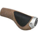 Ergon Ergon GP1 BioKork Grips - Black/Tan, Lock-On, Large