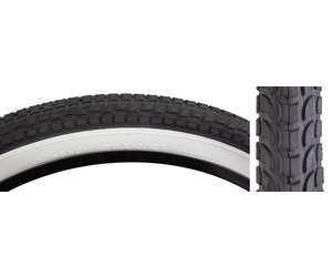 TIRES SUNLT 26x2.125 WHITE WALL CRUISER K927 - Firehouse