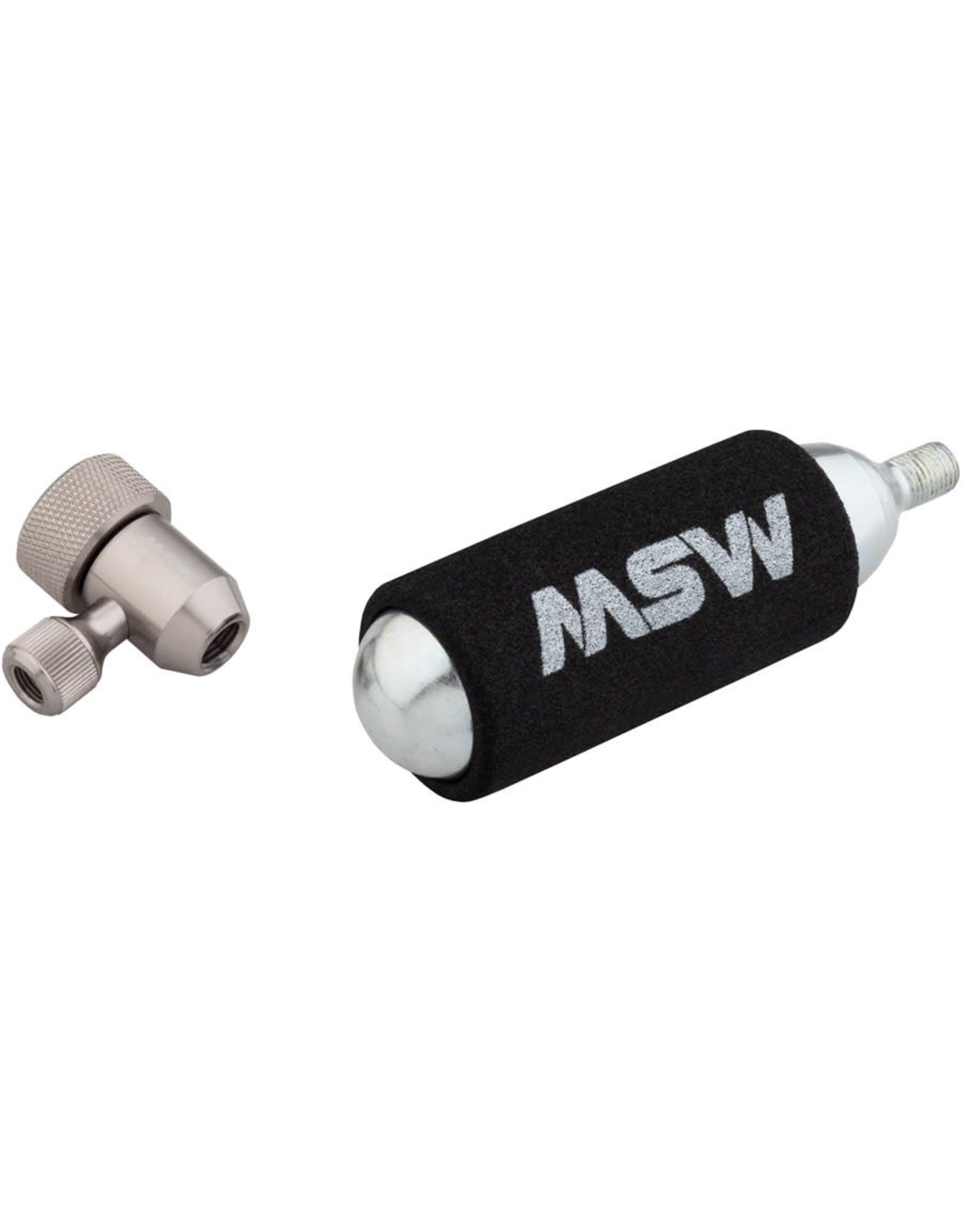 MSW MSW Jetstream Kit with Jetstream Adjustable Inflation Head, one 38g CO2 cartridge, and Protective Sleeve