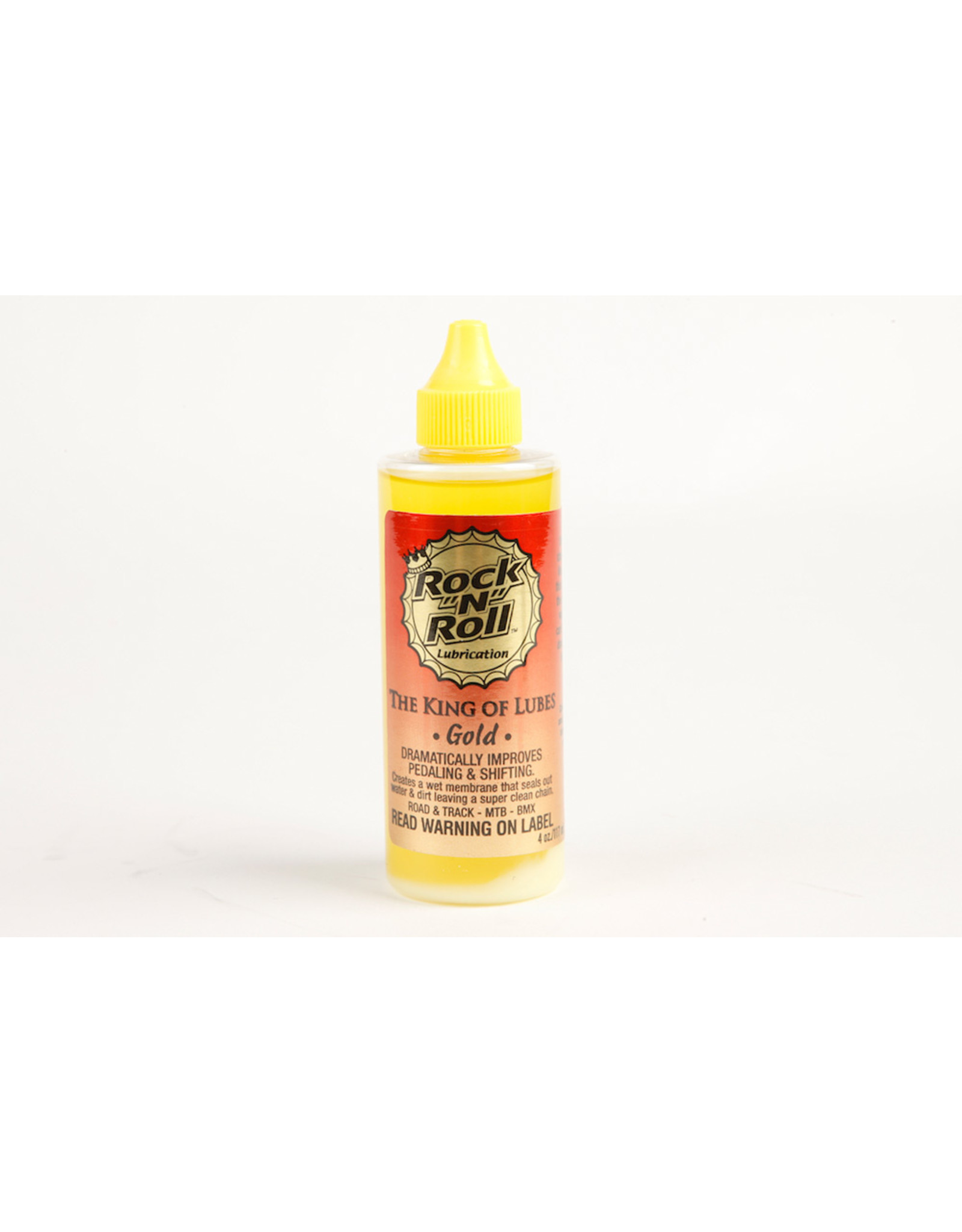 RockNRoll Gold Bike Chain Lube 4 fl oz, Drip Firehouse Bicycles