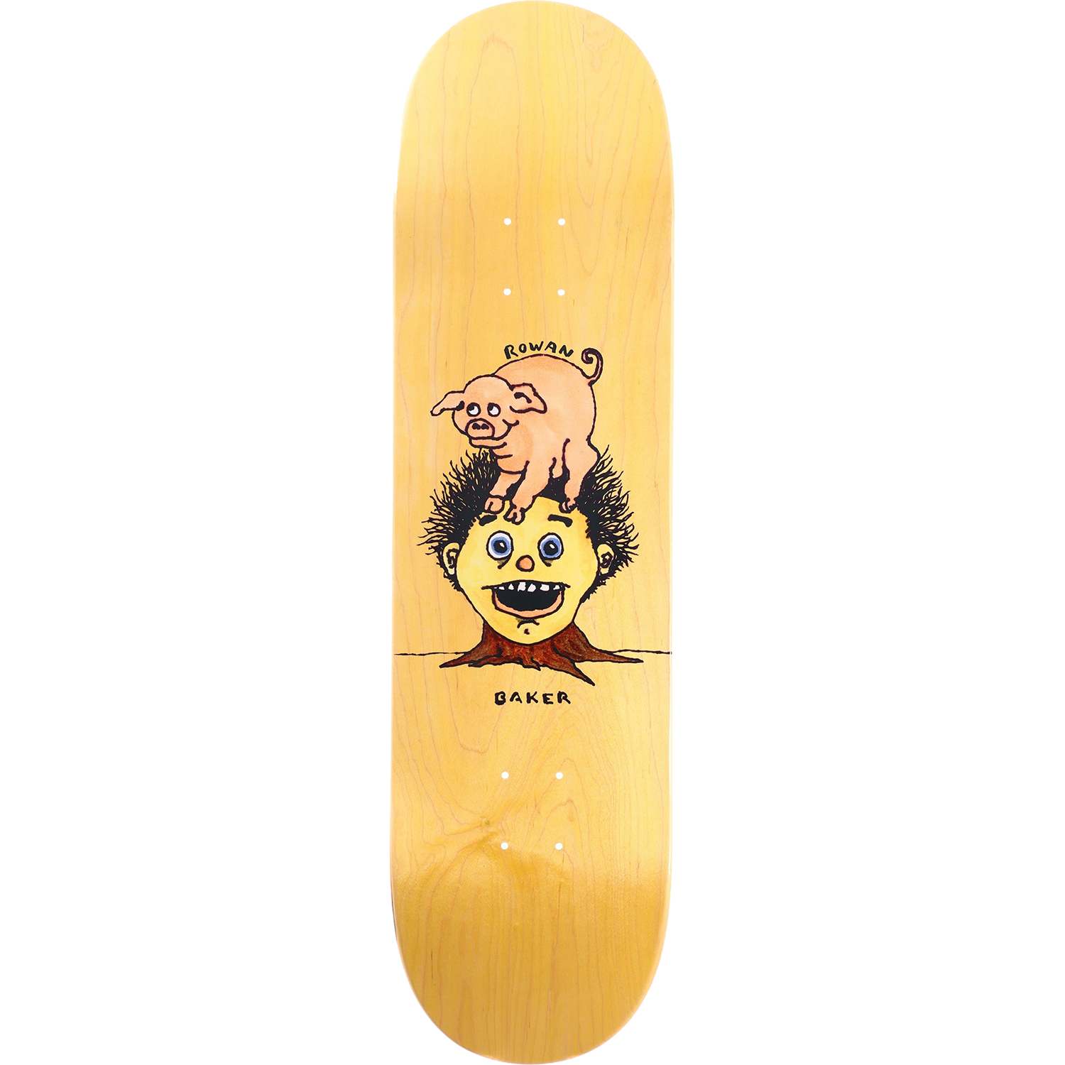 BAKER ZORILLA PIGGY BACK DECK-8.5 MUSTARD - Firehouse Bicycles