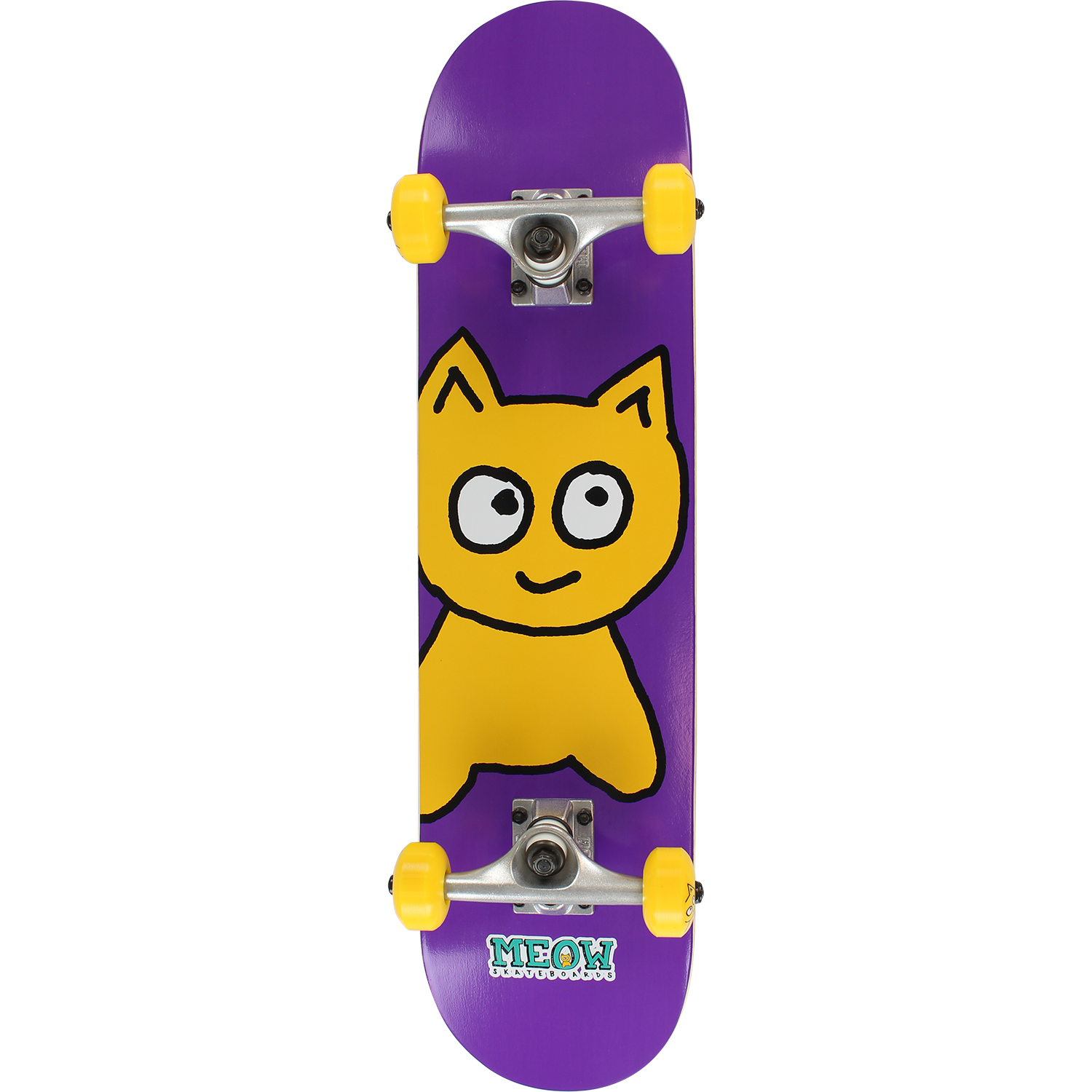 スケートボード MEOW LOGO MINI PURPLE 7.25 Big Cat [Purple] Deck | MEOW SKATEBOARDS – Meow Skateboards
