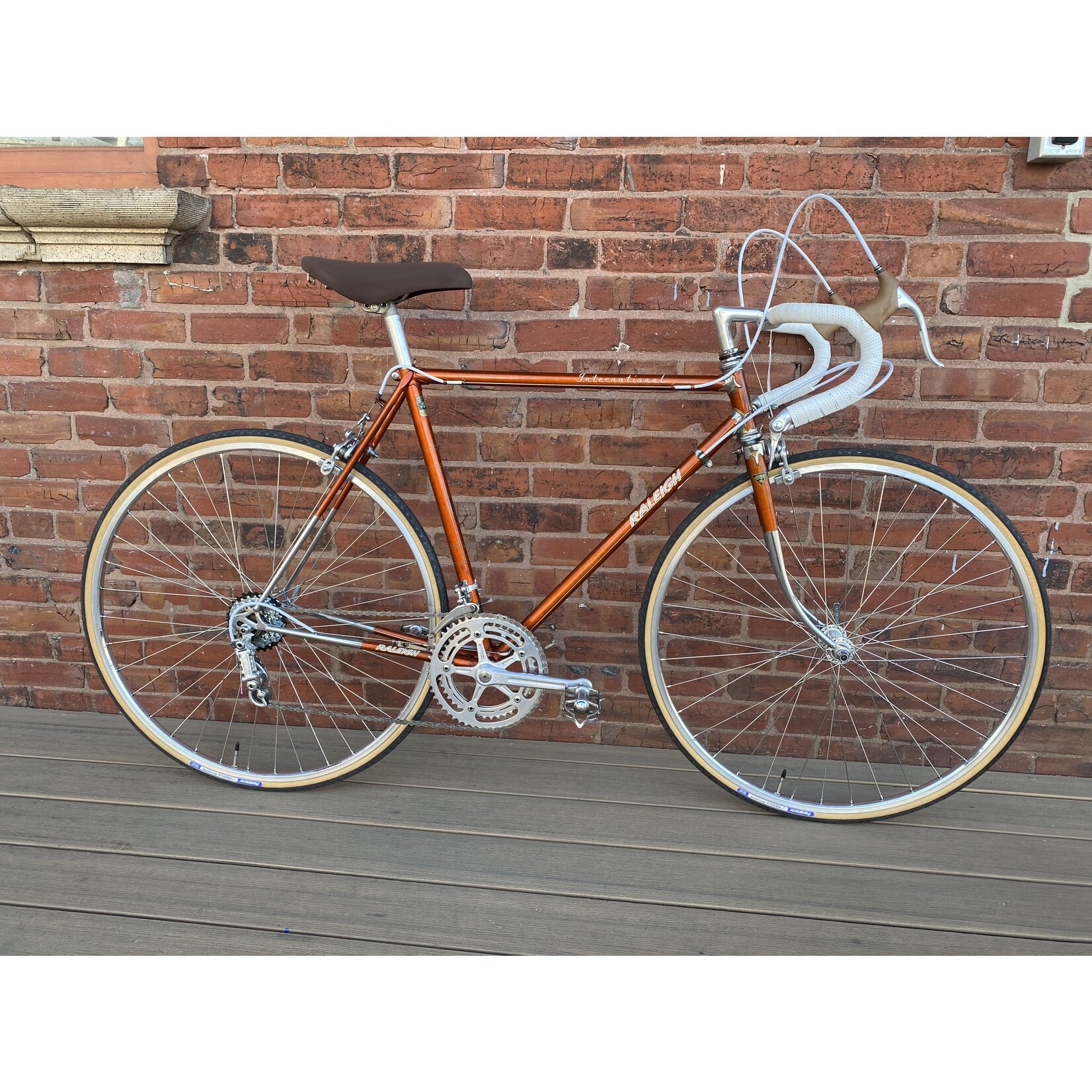 1973 Raleigh Carlton International 54cm Dark Orange Vintage Road UB#8916